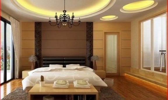 Yatak Odaları İçin Etkileyici Asma Tavan Uygulamaları