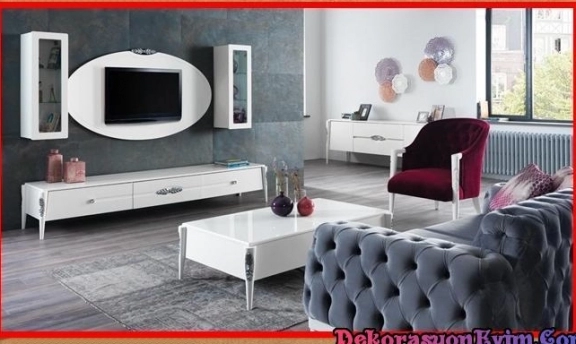 Elips TV-Duvar Ünitesi Tasarımlarından Şahane Örnekler