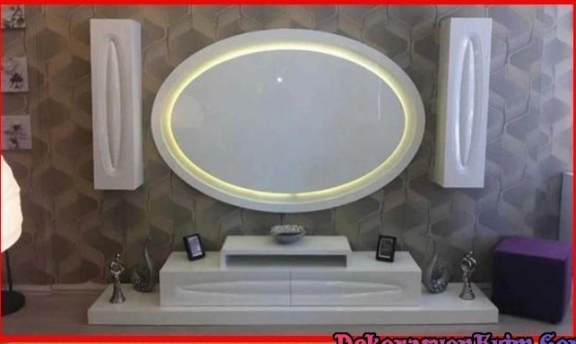 Elips TV-Duvar Ünitesi Tasarımlarından Şahane Örnekler