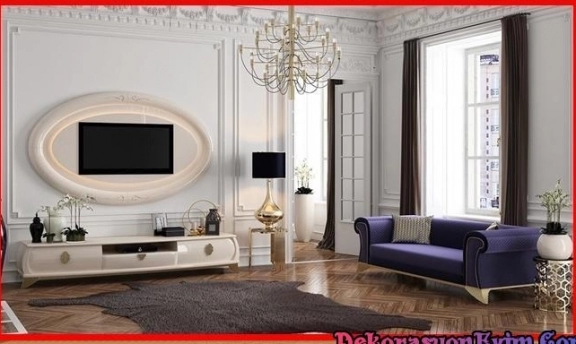 Elips TV-Duvar Ünitesi Tasarımlarından Şahane Örnekler