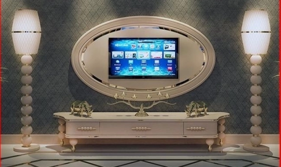 Elips TV-Duvar Ünitesi Tasarımlarından Şahane Örnekler