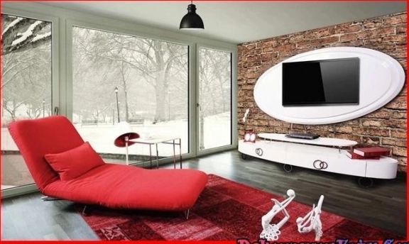 Elips TV-Duvar Ünitesi Tasarımlarından Şahane Örnekler