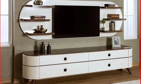 Elips TV-Duvar Ünitesi Tasarımlarından Şahane Örnekler