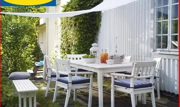 Etkileyici Balkon ve Bahçeler İçin Ikea Dış Mekan Mobilyaları