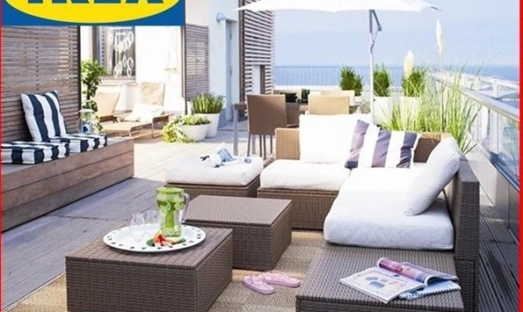 Etkileyici Balkon ve Bahçeler İçin Ikea Dış Mekan Mobilyaları