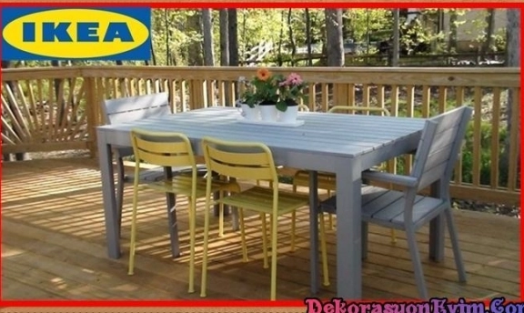 Etkileyici Balkon ve Bahçeler İçin Ikea Dış Mekan Mobilyaları