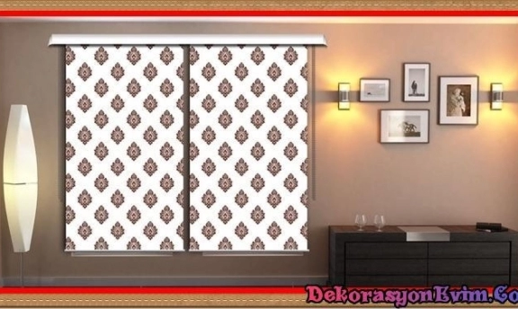 Perde Dekorasyonunda Yeni Moda Baskılı Stor Perdeler