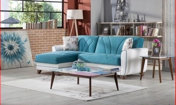 Turkuaz Renkleri ile Son Moda Köşe Takımı Modelleri