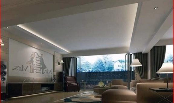 L Tipi Salonlar İçin En İdeal Asma Tavan Modelleri