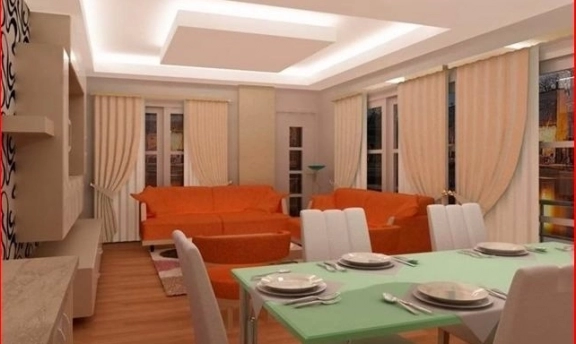 L Tipi Salonlar İçin En İdeal Asma Tavan Modelleri