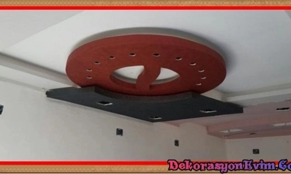 Yuvarlak Tasarımlı Salon Asma Tavan Uygulamaları