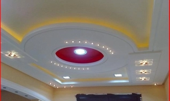 Yuvarlak Tasarımlı Salon Asma Tavan Uygulamaları