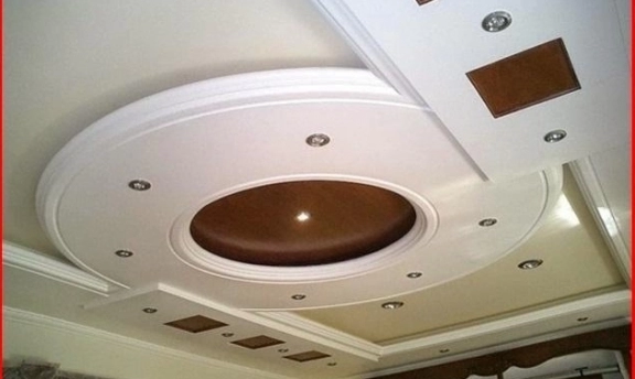 Yuvarlak Tasarımlı Salon Asma Tavan Uygulamaları