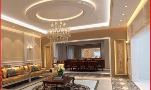 Yuvarlak Tasarımlı Salon Asma Tavan Uygulamaları