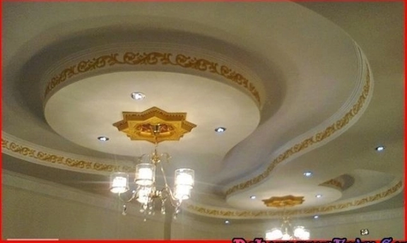 Yuvarlak Tasarımlı Salon Asma Tavan Uygulamaları