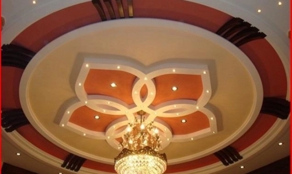 Yuvarlak Tasarımlı Salon Asma Tavan Uygulamaları
