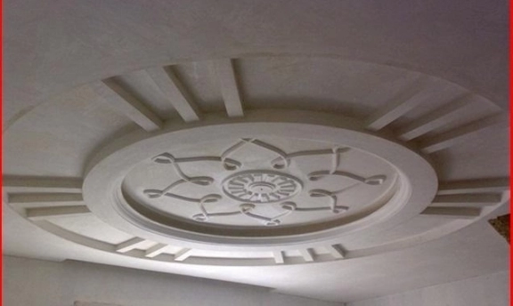 Yuvarlak Tasarımlı Salon Asma Tavan Uygulamaları