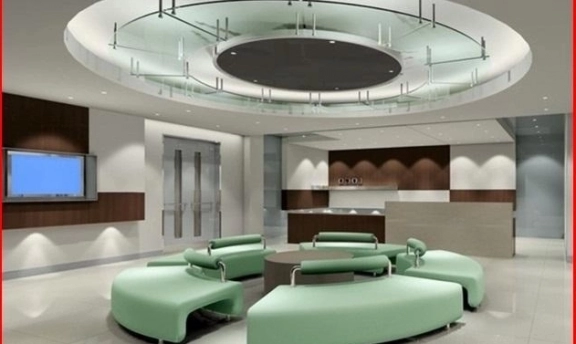 Yuvarlak Tasarımlı Salon Asma Tavan Uygulamaları