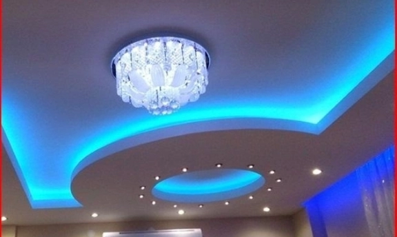 Yuvarlak Tasarımlı Salon Asma Tavan Uygulamaları