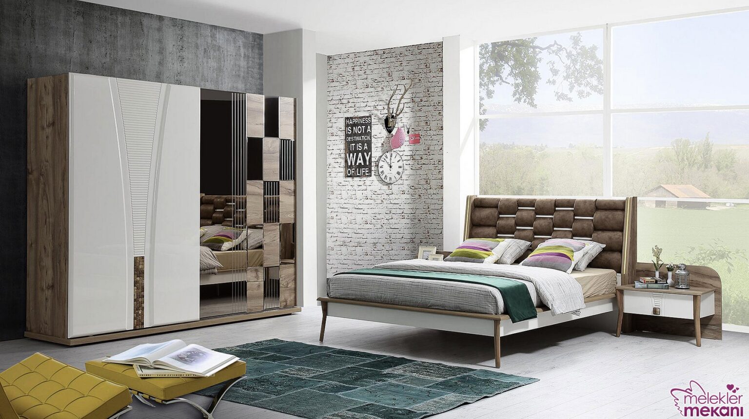 Modern yatak odası dekorasyonları ile gelen estetik Modern yatak odası dekorasyonları ile gelen estetik