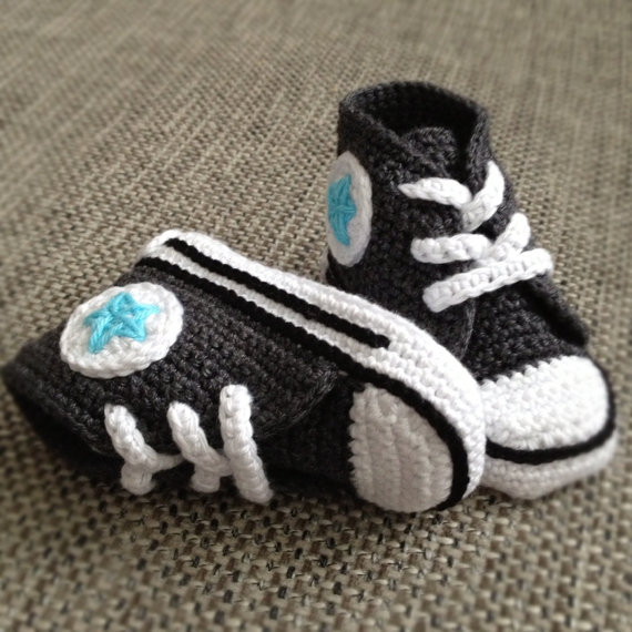 Bebeklere Converse Bebek Patiği Yapılışı (Resimli