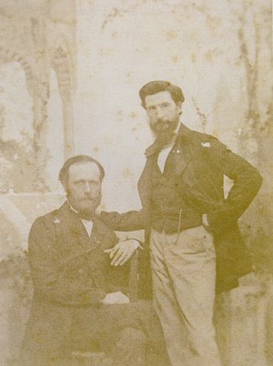 Resim 3) Fabius Brest ve James Robertson, 1855, asitli kâğıda baskı. Bahattin Öztuncay, “Dersaadet’in Fotoğrafçıları” 2003